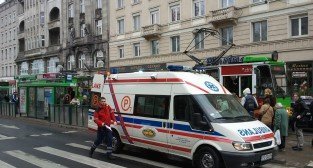 Pasażerka wymagała pomocy lekarza  Foto: lepszyPOZNAN.pl/ pr