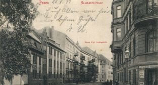 Działyńskich - Naumannstrasse, pocz. XX wieku  Foto: Biblioteka Uniwersytecka 