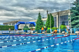 Basen 50-metrowy Chwiałka podczas zawodów triathlonowych fot. Bartosz Jasiński  Foto:  Bartosz Jasiński / POSiR