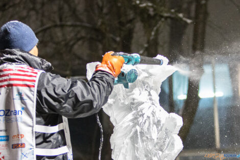 XV Poznań Ice Festival 2021: konkurs rzeźby małej - Arena, Po  Foto: Paweł Rychter