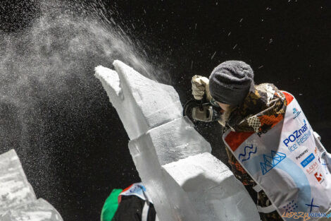 XV Poznań Ice Festival 2021: konkurs rzeźby małej - Arena, Po  Foto: Paweł Rychter