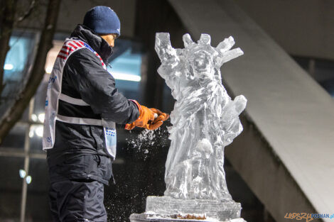 XV Poznań Ice Festival 2021: konkurs rzeźby małej - Arena, Po  Foto: Paweł Rychter