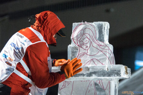 XV Poznań Ice Festival 2021: konkurs rzeźby małej - Arena, Po  Foto: Paweł Rychter