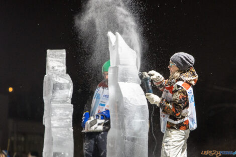 XV Poznań Ice Festival 2021: konkurs rzeźby małej - Arena, Po  Foto: Paweł Rychter