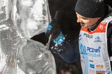 XV Poznań Ice Festival 2021: konkurs rzeźby małej - Arena, Po  Foto: Paweł Rychter