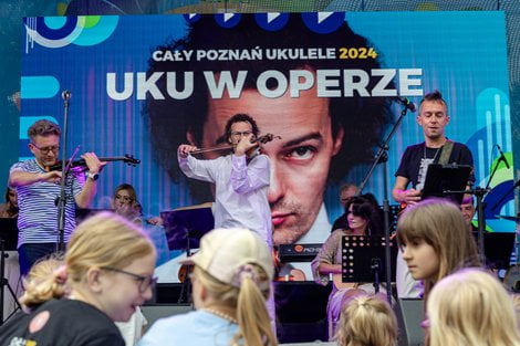 Cały Poznań Ukulele 2024 - Uku w Operze  Foto: lepszyPOZNAN.pl/Piotr Rychter