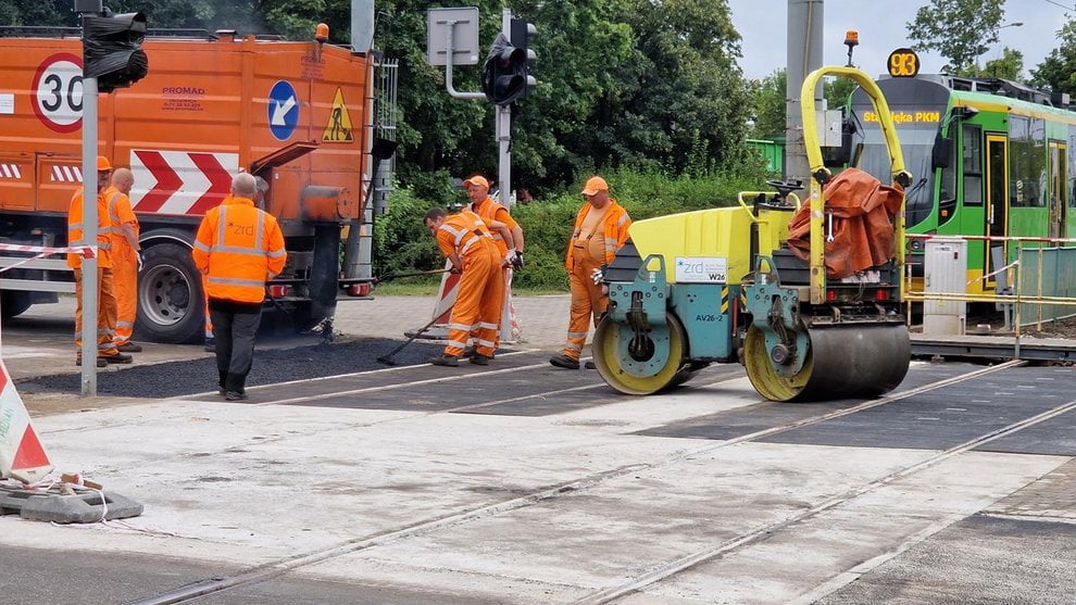 Rondo Starołęka: bez utrudnień dla ruchu samochodowego od nocy z 8 na 9 sierpnia   Foto: materiały prasowe / MPK Poznań