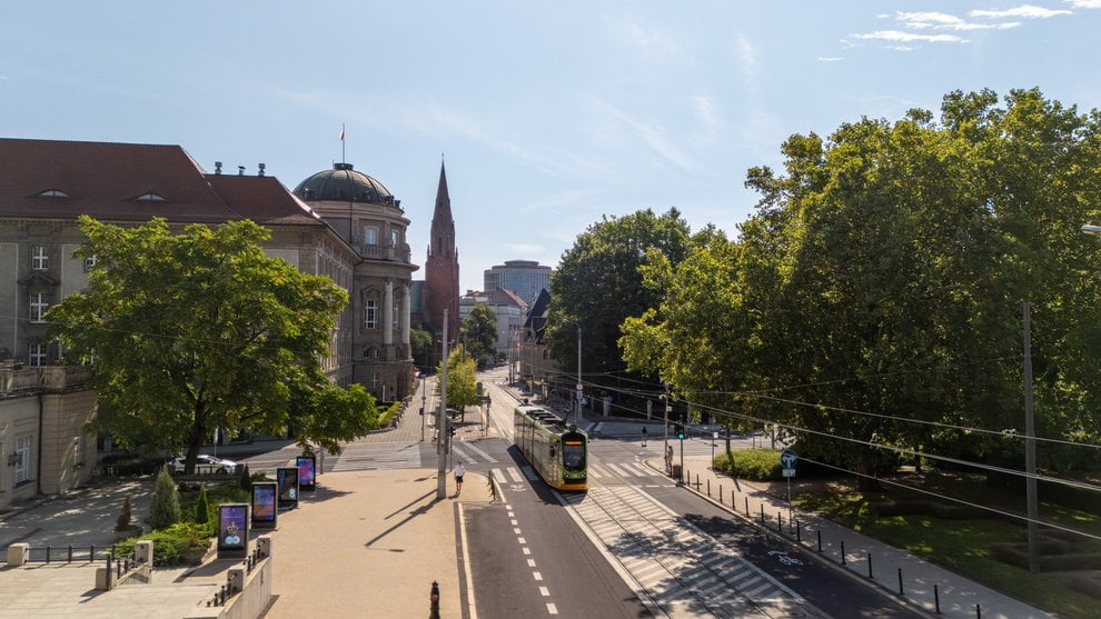 Fredry, tramwaj  Foto: lepszyPOZNAN.pl / Piotr Rychter