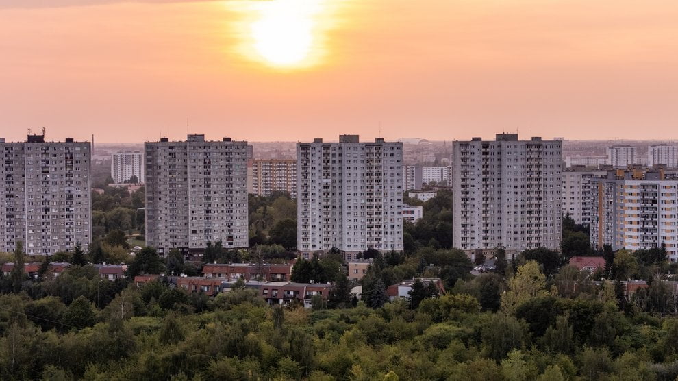 Poznań, zdjęcia z drona, os Orła Białego  Foto: lepszyPOZNAN.pl / Piotr Rychter