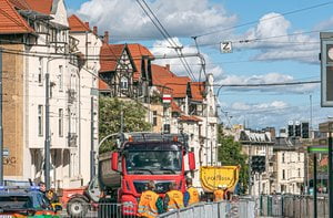 W sobotę, od pierwszych kursów, tramwaje wrócą na ulicę Roosevelta, a autobusy linii 164 na Kraszewskiego  Foto: materiały prasowe / MPK Poznań