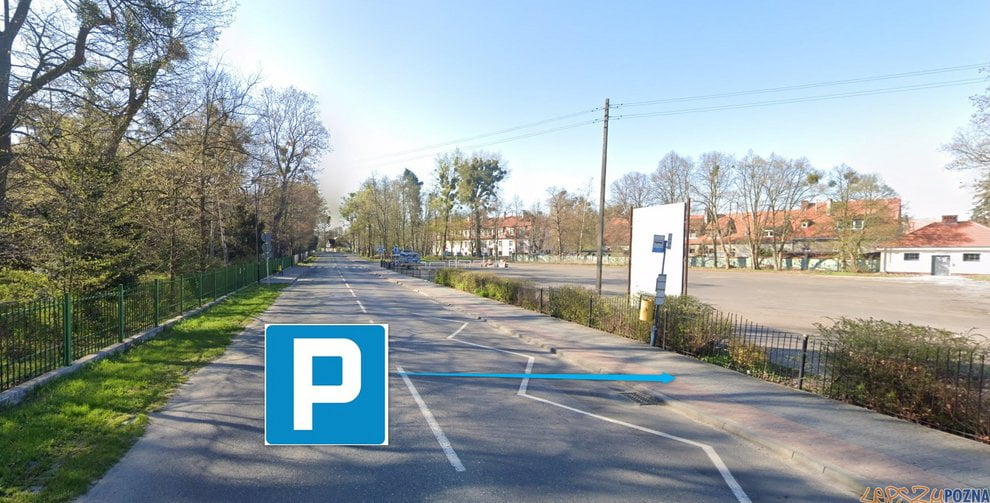 Park&Ride w Kórniku  Foto: Google Street View