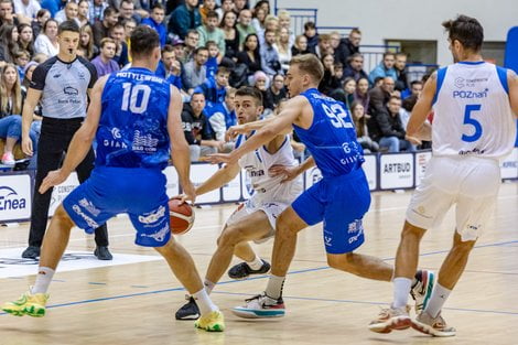 Enea basket Poznań - AWF Sensation Kotwica Port Morski Kołobrz  Foto: lepszyPOZNAN.pl / Piotr Rychter