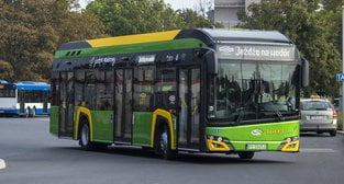 Nagroda Miejski Bus Roku 2023 dla Solarisa Urbino 12 hydrogen w barwach MPK Poznań  Foto: materiały prasowe / MPK Poznań