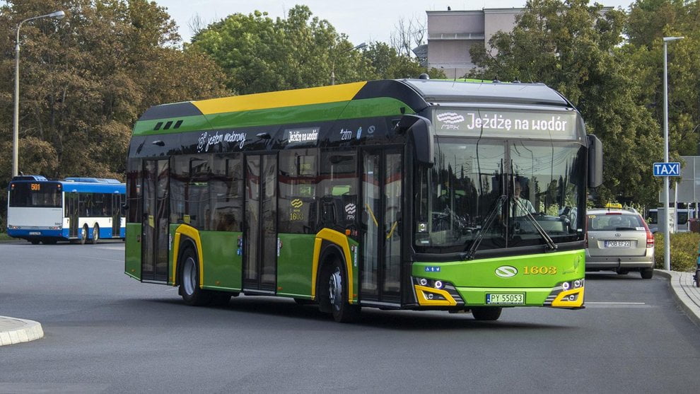 Nagroda Miejski Bus Roku 2023 dla Solarisa Urbino 12 hydrogen w barwach MPK Poznań  Foto: materiały prasowe / MPK Poznań