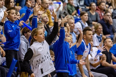 Enea basket Poznań - AWF Sensation Kotwica Port Morski Kołobrz  Foto: lepszyPOZNAN.pl / Piotr Rychter