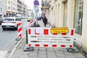 Dąbrowskiego remont chodnik  Foto: Bartosz Jankowski / ZDM