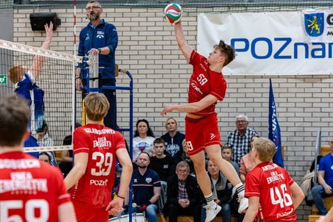 Ćwierćfinały Mistrzostw Polski Juniorów Młodszych: Enea Energetyk Poznań - GKPS Gorlice  Foto: lepszyPOZNAN.pl / Piotr Rychter